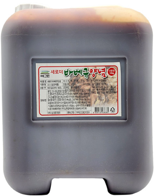 씨엔씨푸 새로미바베큐양념10KG, 10kg, 1개