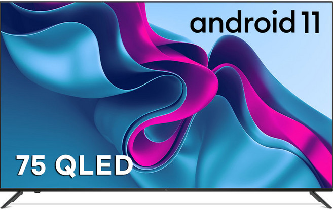 와사비망고 4K UHD QLED 안드로이드 TV, 189cm(75인치), QGM752 QLED 와글와글 플러스, 스탠드형, 방문설치