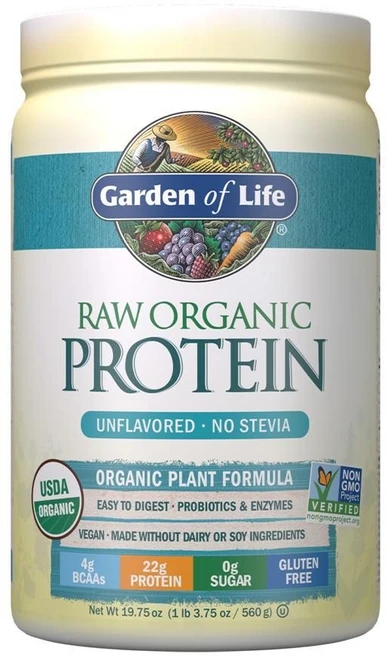 가든오브라이프 RAW 프로틴 식물 포뮬러 무맛 560g 19.75oz, 1개 - 쿠팡