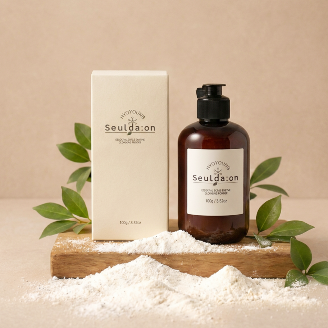 피부요철 블랙헤드 모공케어 엔자임 클린징폼 슬다온 약산성 효소세안제, 100g, 1개