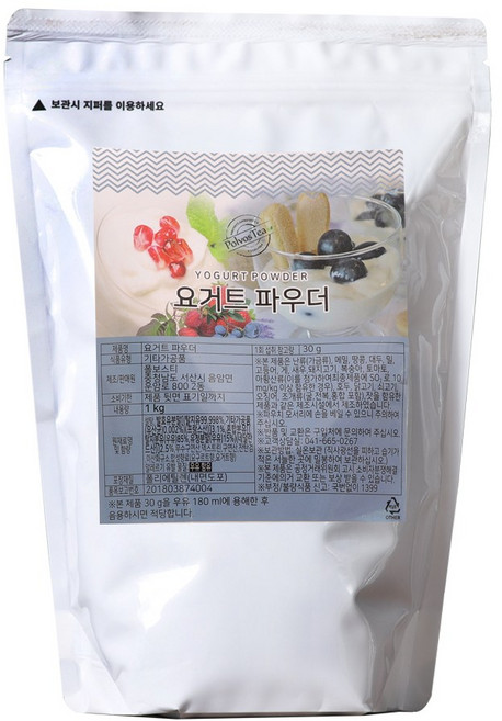 웰루츠 요거트 파우더, 1kg, 1개, 1개