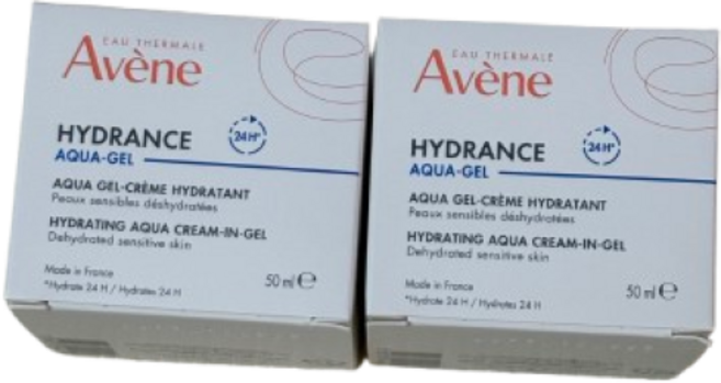 아벤느 이드랑스 아쿠아 수분 젤크림, 50ml, 2개