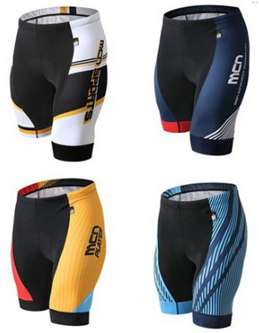 MCN 여름 자전거바지 남성용 자전거의류 4부 패드 반바지 라이딩복 하의