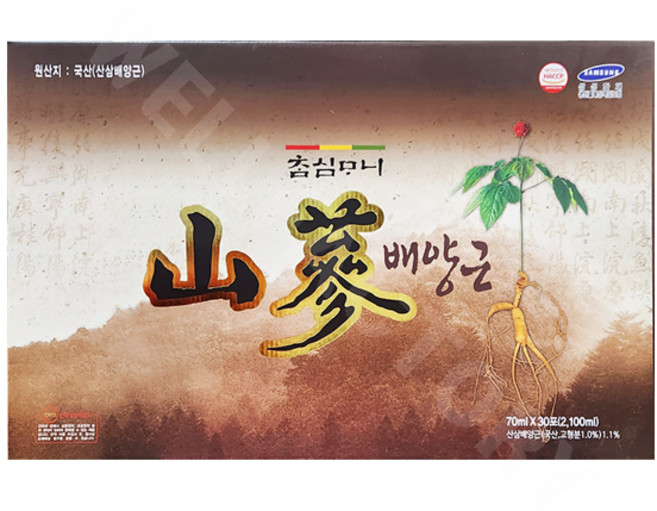 경북농축산 참심마니 산삼배양근, 30개, 70ml