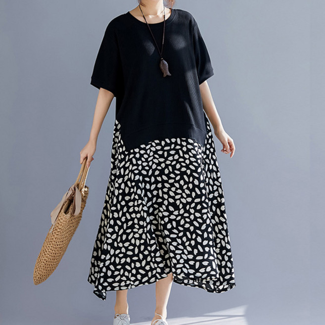 [수엠W] 여름 반팔 롱원피스 엔미ops