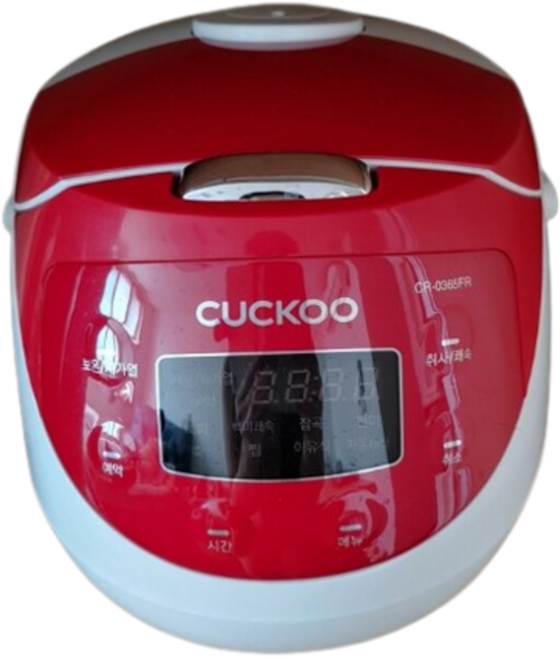쿠쿠 전기보온밥솥 3인용, CR-0365FR, 레드
