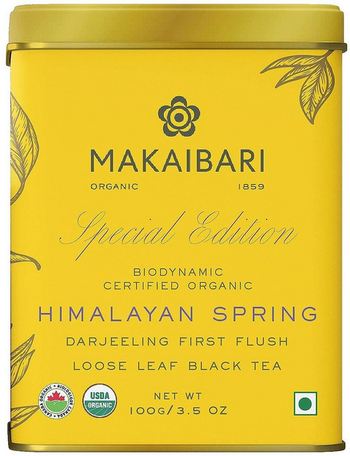 인도정품 마카이바리 히말라야 봄스페셜 에디션 퍼스트 플러시 블랙티 100 g 루스 리프, 페스티브 에디션 - 각성, 1팩, 100g, 1개, 1개입