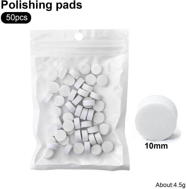 새로운 10MM 원형 도구 미니 액세서리 폴리싱 빠른 패드 네일 스펀지 사포 디스크, 02 10mm Polishing pads
