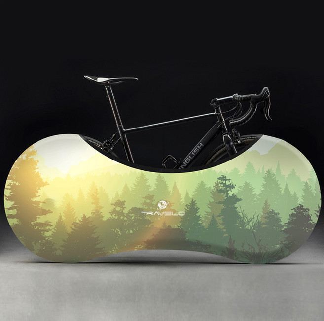 트레벨로 자전거 보관 보호 실내 차량용 덮개 커버, 1개, 포레스트