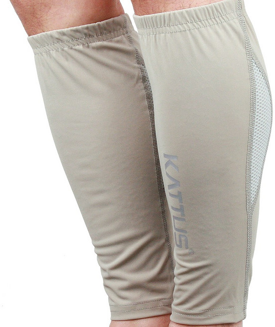 KATTUS 카투스 종아리 슬리브 기능성원단사용 스포츠토시, 베이지, 1개