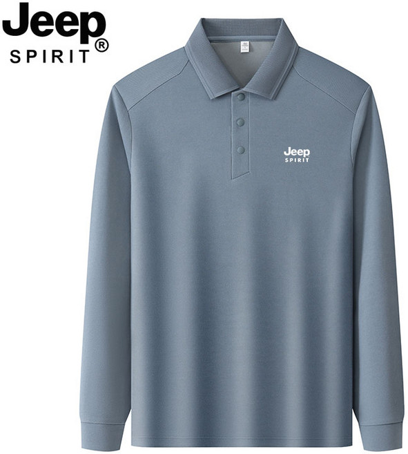 지프스피릿 남성 봄 가을 카라 티셔츠 패션 캐주얼 터틀넥 긴팔티 JP7211