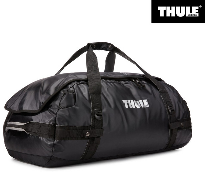 툴레 캐즘2 90L 캠핑 여행 스포츠 대용량 가방 더플백 더블백, 블랙