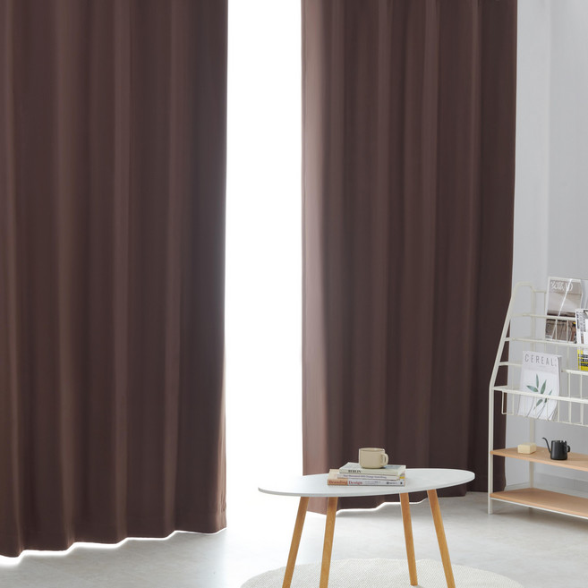 HOMERA 호메라 호텔식 4중 암막 커튼 거실용 침실용 통기성 초극세사 커튼세트 아일렛형 핀형 맞춤제작