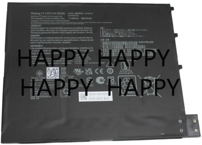 ASUS VivoBook 13 슬레이트 OLED T3300K T3300KA 0B200-04090000 소프트 키보드 배터리용 C31N2104 노트북