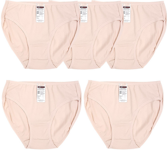 아이보리7 국산 여성팬티 코튼 순면 스판 면팬티 5종 98765432EA