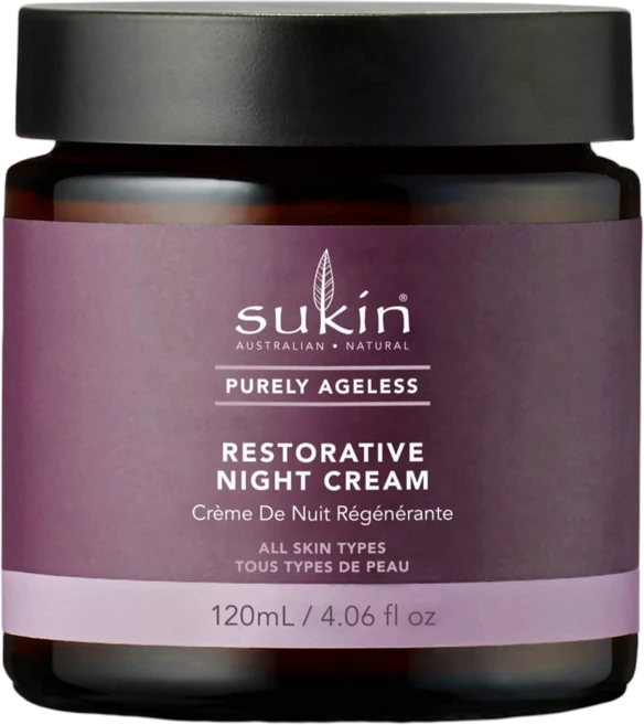호주 수킨 sukin 퓨얼리 에이지리스 리스트레이티브 나이트 크림, 1개, 120ml - 쿠팡