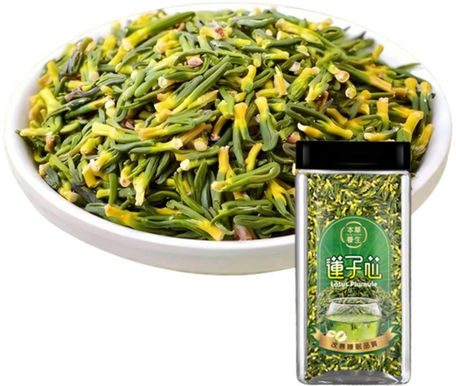 【本草養生】白河蓮子心 (含心膜) 甘甜不苦 草本養生茶, 150g, 1個, 1個裝