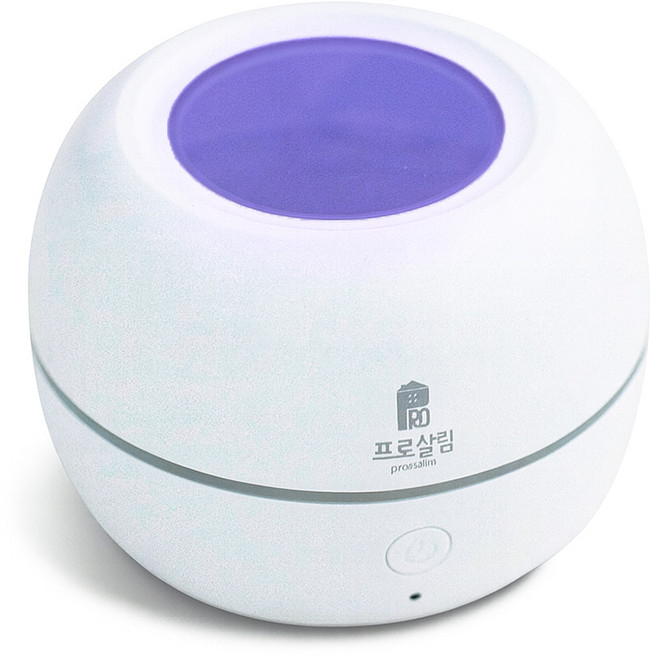 프로살림 충전식 쪽쪽이 살균기 휴대용 소독기, PUSPO-08, 화이트