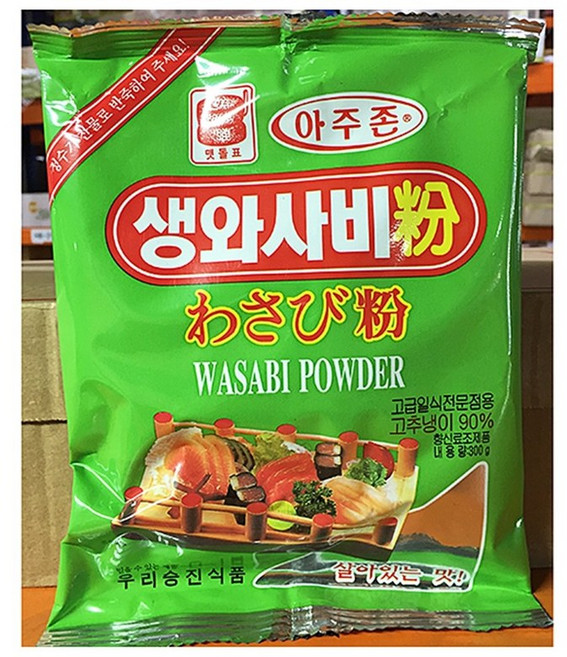 와사비분말 300gX4 고추냉이 가루 파우더 업소용 납품용 식당 대량, 300g, 4개