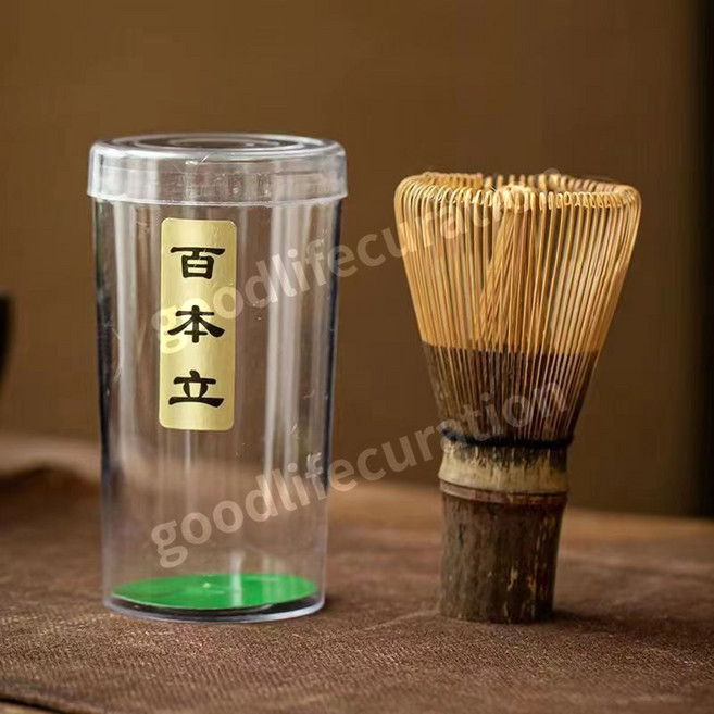 일본 말차 도구 대나무 다도세트 차시 오죽 차선 솔 수수, 자죽백본립 고경도