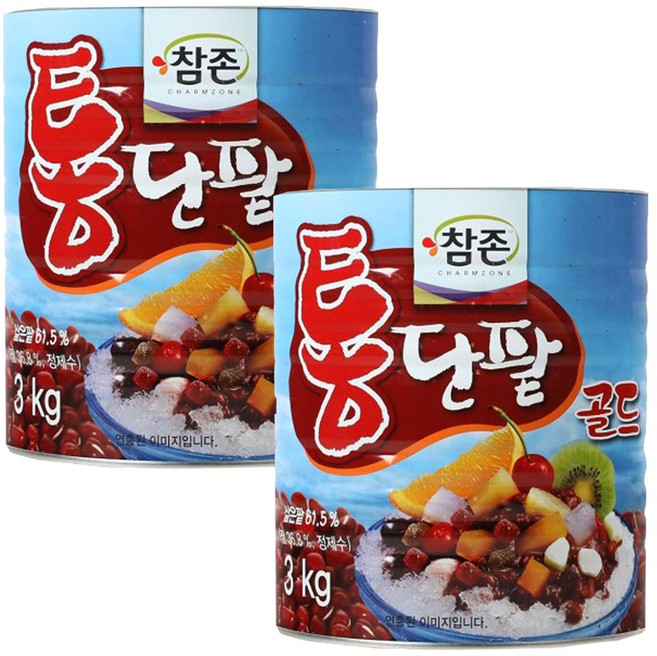 참존식품 통단팥 골드, 2개, 3kg