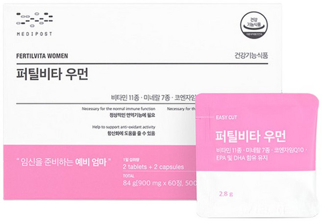 모비타 건강한 예비엄마 rTG오메가3 엽산 임신준비 퍼틸비타 우먼 월, 84g, 1개