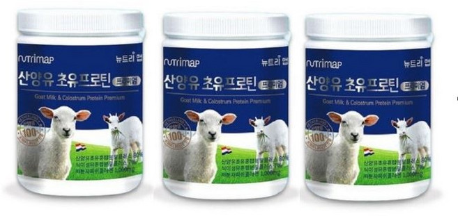 [] 뉴트리맵 산양유 초유프로틴 프리미엄 단백질 분말 280g, 6개