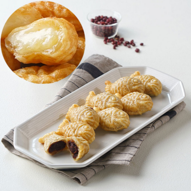 냉동 미니붕어빵 한입 에어프라이어 붕어빵, 피자, 1개, 700g