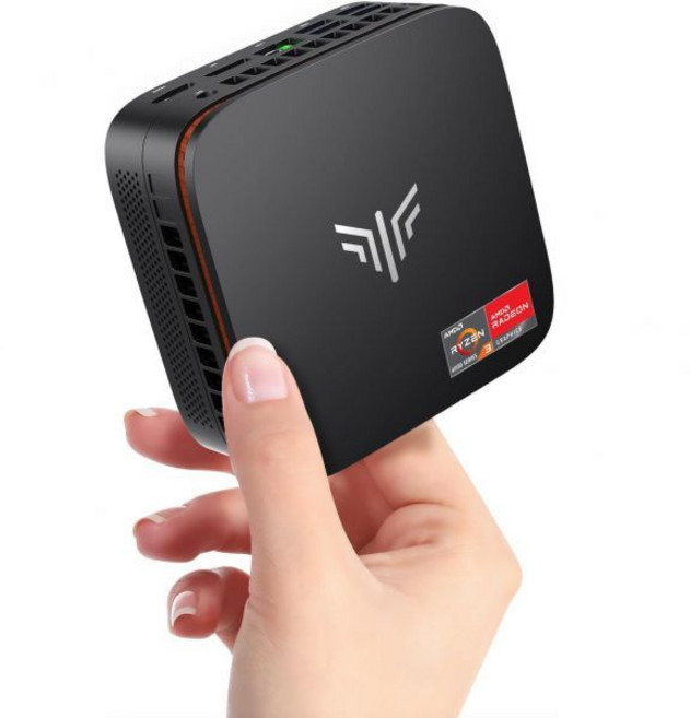 KAMRUI Pinova P1 AMD Ryzen 3 4300U 미니 PC 16GB DDR4 1TB M.2 SSD 마이크로 이더넷 WiFi 블루투스 소형 컴퓨터로 비즈니스 가정, AMD Ryzen 3 4300U/16GB+512GB