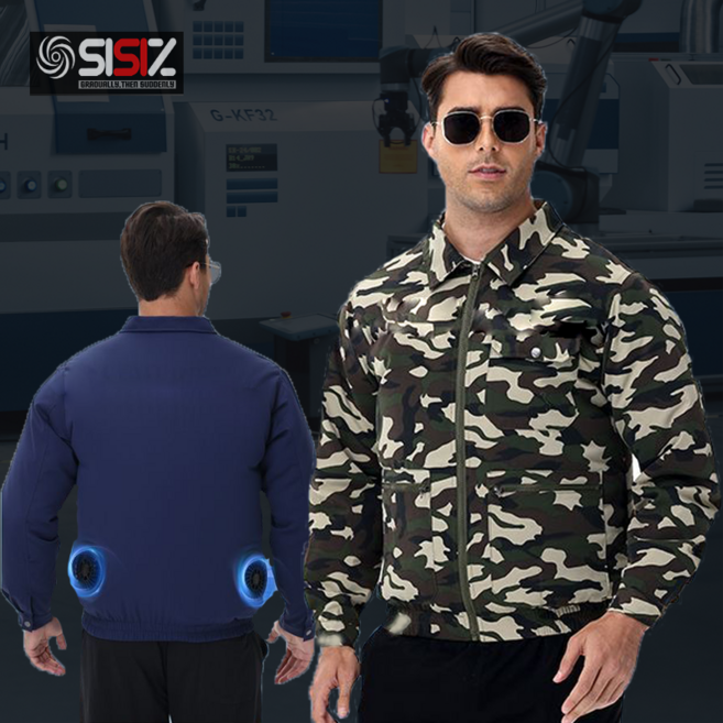 여름 선풍기옷 여름 의류 아이스 작업복 강풍