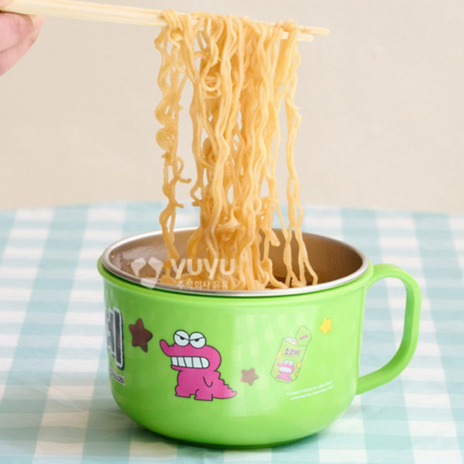 짱구 면기-초코비 논슬립스텐 YP9358 (S0478), 짱구-S0478, 1개