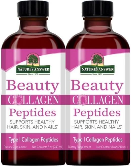 네이처스앤서 고흡수 뷰티 콜라겐 펩타이드 액상 액체, 2개, 240ml - 쿠팡
