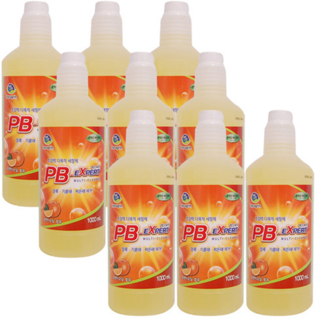 PB 1 엑스퍼트 다목적 세정제 리필 1000ml, 1L, 9개