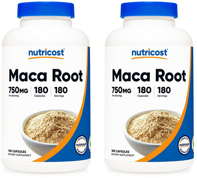 뉴트리코스트 마카 루트 750mg 캡슐, 180정, 2개
