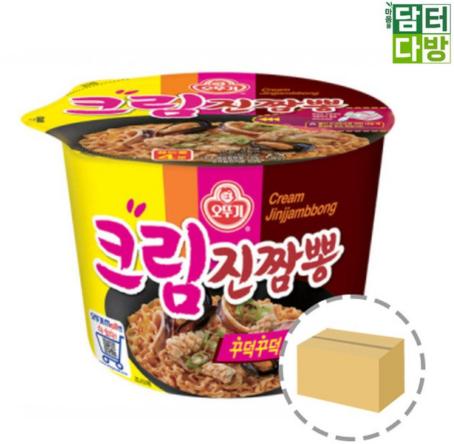 오뚜기 크림진짬뽕 큰컵 1BOX (12컵), 1개