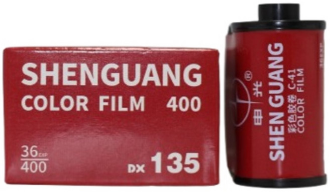 상하이 션광400 컬러필름 C-41현상 36장 35mm필름/SHENGUANG COLOR FILM400, 1개, 단일제품
