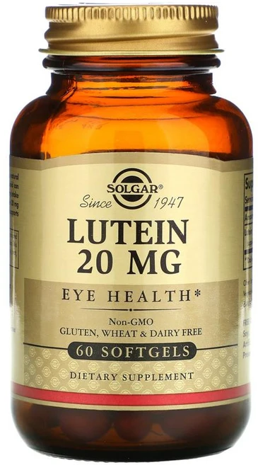 솔가 루테인 제아잔틴 20mg 소프트젤 60정, 1개 - 쿠팡