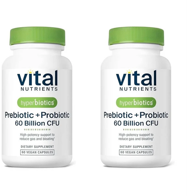 Vital Nutrients 하이퍼바이오틱스 60정 2팩 Hyperbiotics Vital Nutrients Prebiotic and Probiotic, 2개 - 쿠팡