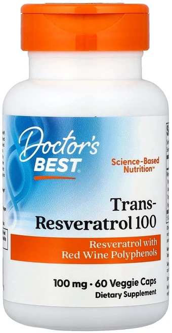 닥터스베스트 ResVinol 함유 트랜스-레스베라트롤 100 100mg 베지 캡슐 60정, 1개, 120g, 상세설명참조 - 쿠팡