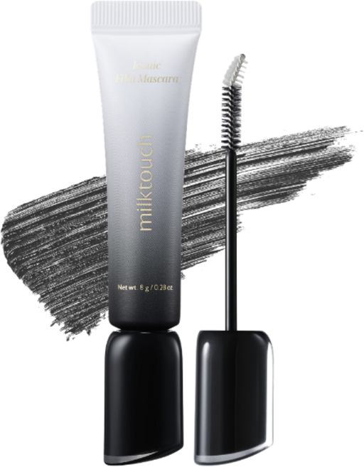 밀크터치 24시간 지속 강력 컬링 아이코닉 마스카라, 1개, 블랙