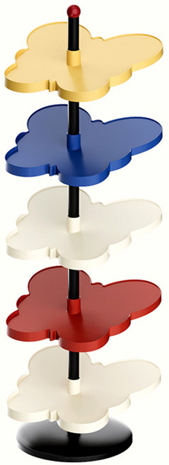 핑크프랑 나비형 다자인 스탠드 신발 정리대, 5단