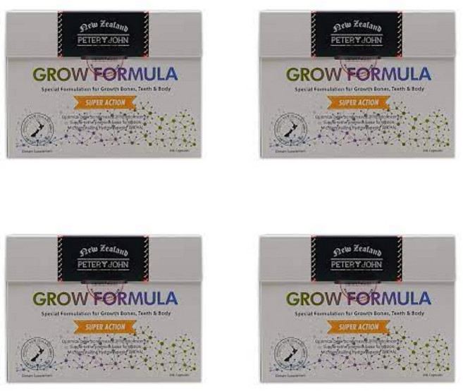 피터앤존 그로우 포뮬러 MCHA (뉴질랜드 성장 영양제) 200캡슐, 200정, 4개