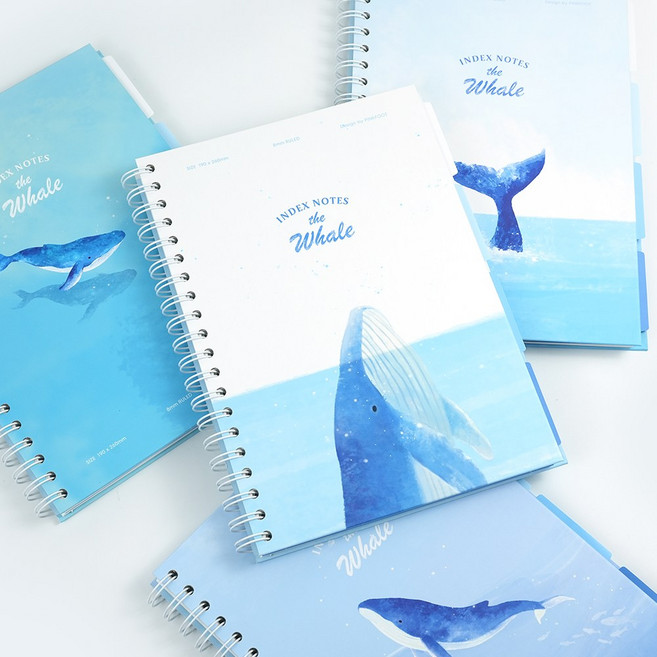 고래 인덱스노트 1종 하늘 고래, 1개