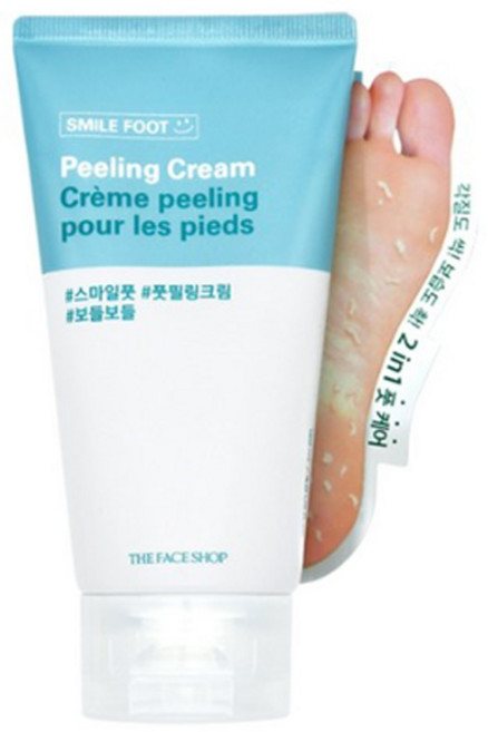 더페이스샵 스마일 풋 필링크림, 120ml, 1개