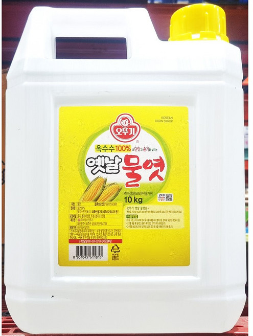 물엿 업소용 옛날 흰물엿 오뚜기 10kg X2개 투명 이온, 2개