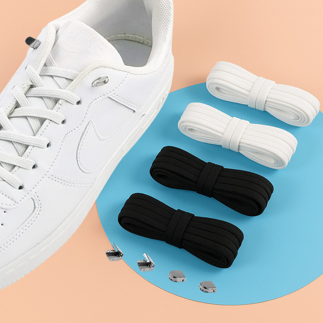 앙플러스 매듭없는 운동화 고무줄 신발끈 고정클립