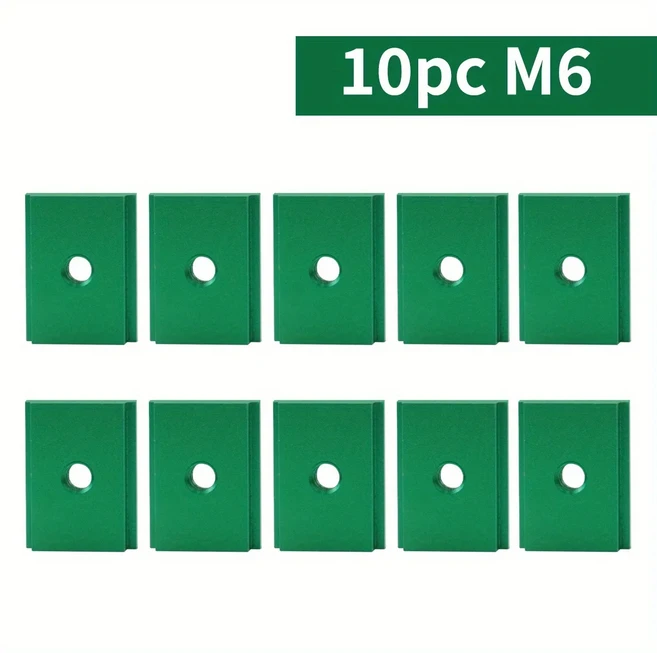 문짝지그 T자형 슬라이더 M6M8 그루브 트랙 목공 도구 고정장치 나사 패스너에 사용 0 개, 01 M6 SLIDER