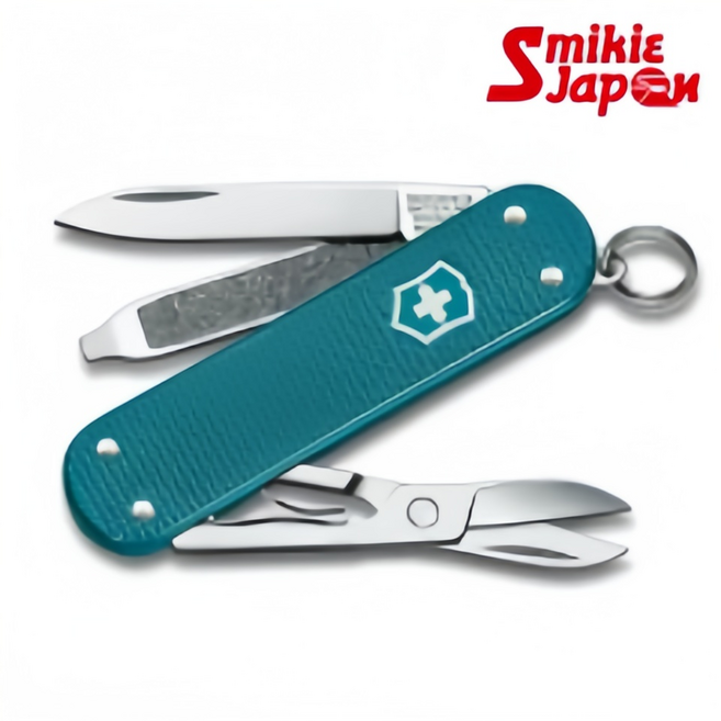 빅토리녹스 클래식 ALOX 와일드 정글 멀티툴 휴대용 아웃도어 캠핑용 58mm 일본직배송, 1개