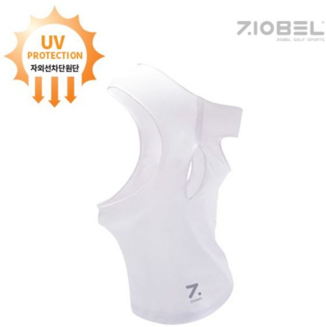 지오벨 기미차단 자외선차단 헤어밴드 겸용 목토시, 흰색