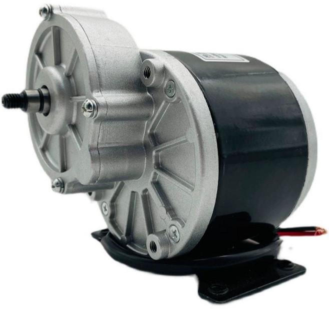 고출력 DC 모터 감속기 샤프트 저속 기어박스 모터, 1개, 24V 350W장축